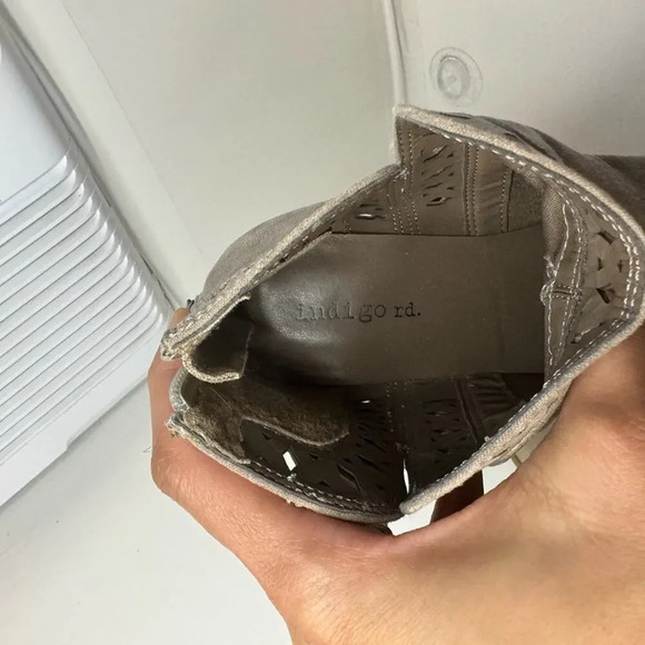 Indigo RD Tan Ankle women Boots Sz 6 - Picture 7 of 8